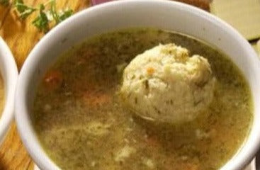 Pack of 4 quarts of Chicken Soup with Matzo Balls and/or Chicken Bone Broth ( Check for availability )